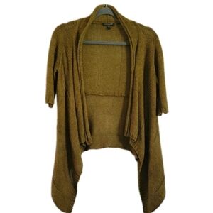 Eileen Fisher Alpaca Silk Knit Cardigan Sweater 3/4 Sleeve Flowy Fairiecore Boho